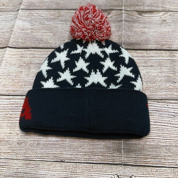 Team Apparel Red, White and Blue Team USA Knit Beanie - Picture 7 of 8